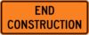 G20 2 end construction sign