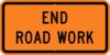 G20 2b end road work sign
