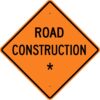 W20 1 road construction custom sign