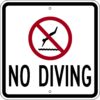 S2 18 no diving sign