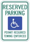 AR1218 arkansas disabled parking sign