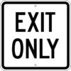 G 111 exit only sign
