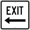 G 112l exit left arrow sign