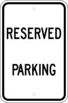 G 29 reserved parking sign 1