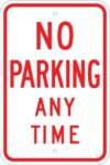 R 18 no parking any time sign 1
