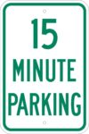 R 69c 15 minute parking sign 1