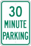 R 69d 30 minute parking sign 1