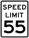 R2 1 speed limit sign