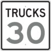R2 2 trucks custom speed limit sign