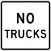 R5 2a no trucks sign