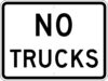 R5 2p no trucks horiz sign