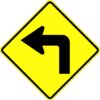 W1 1l left turn arrow