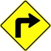 W1 1r right turn arrow