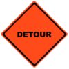 detour roll up sign
