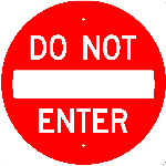 do not enter 150px