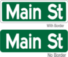 street name sign green white1