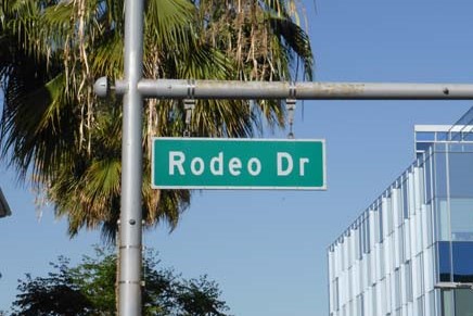 rodeo drive stret sign 1